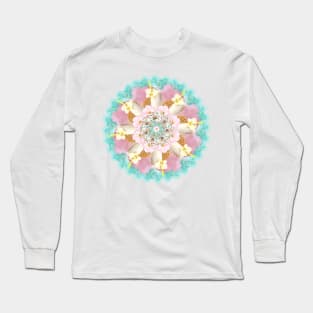 sweet milkshake mandala Long Sleeve T-Shirt